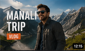 Travel Vlog Thumbnail
